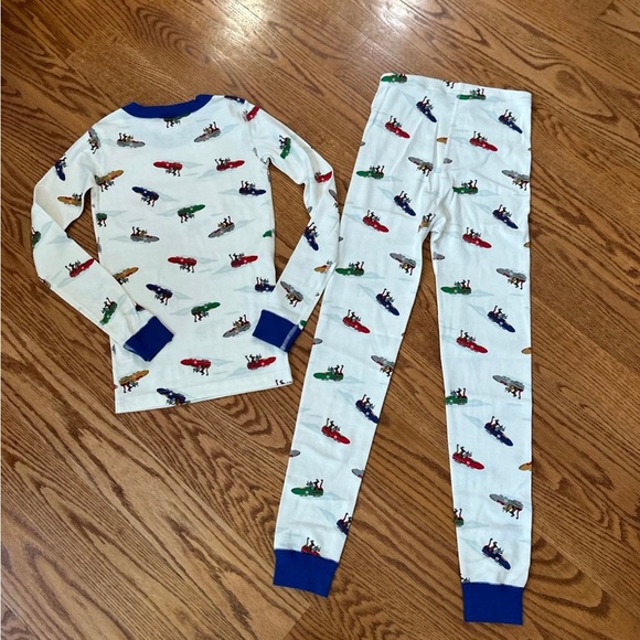 NWT Hanna Andersson Pajamas Kids Size 10 Bobsled - Picture 4 of 5